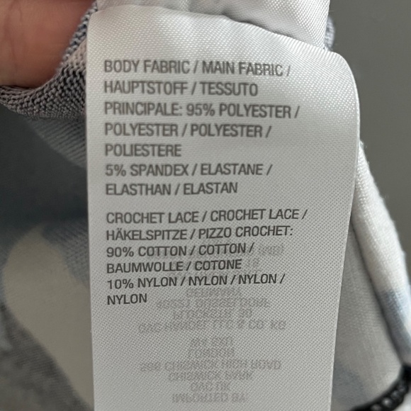 Susan Graver Sweater Women XL Blue Floral Pullover Boho Western Office Neutral - Picture 10 of 12